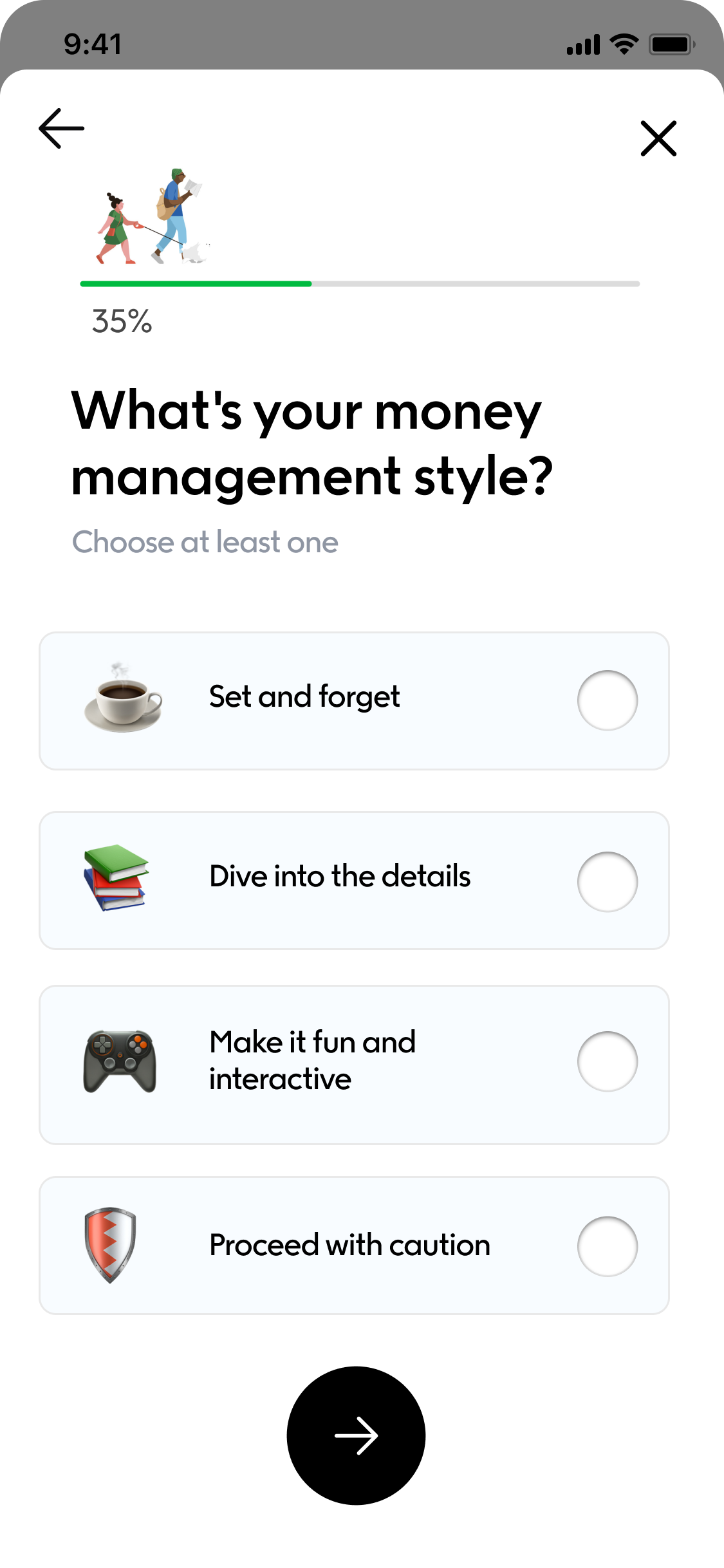 Qapital — Money management style